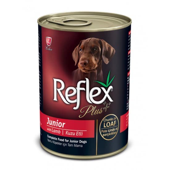 Reflex Plus Junior Dog Can food with Lamb 400g