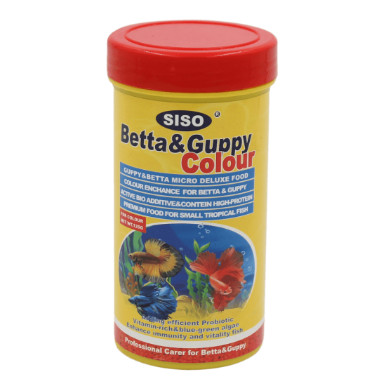 Betta & Guppy color fish food 250ml/125g