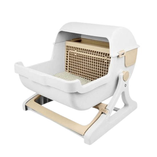 صندوق فضلات القطط شبه أوتوماتيكي صندوق فضلات القطط شبه أوتوماتيكي