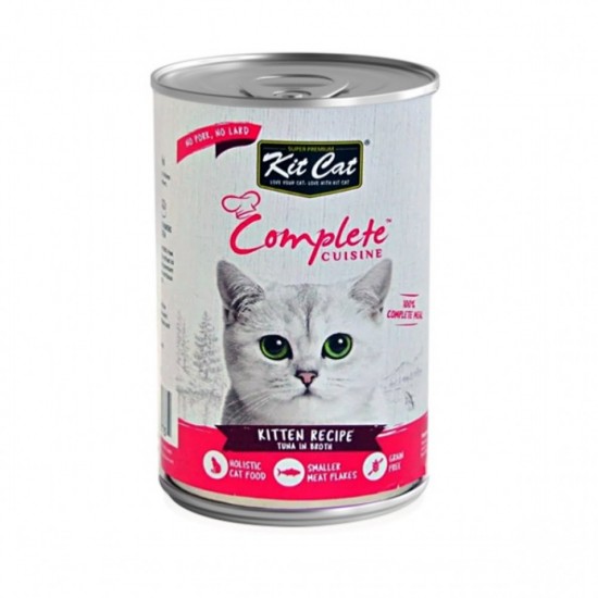 Kit Cat  Complete Cuisine Tuna In Broth Kitten Recipe -150g