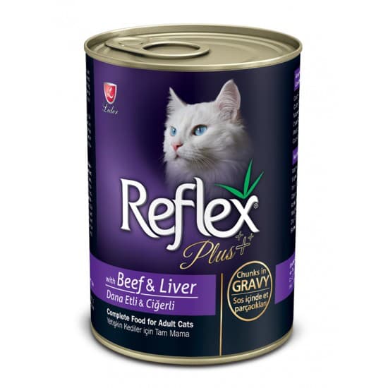 Reflex Cat Food with Beef/Liver-400g