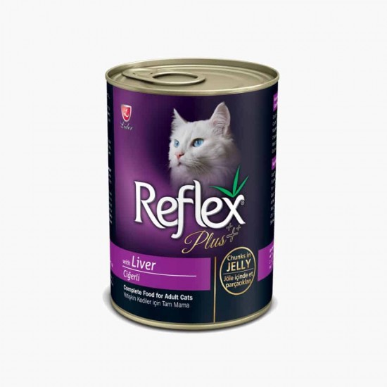 Reflex Plus Chunks in Jelly with Liver 400g