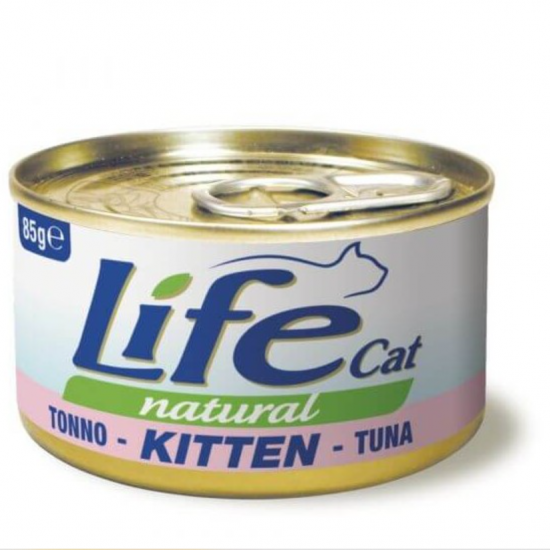 لايف كات اكل رطب قطط صغيرة بالتونة 85جم لايف كات اكل رطب قطط صغيرة بالتونة 85جم