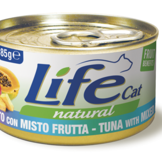 لايف كات تونة مع فواكه مشكلة - 85جرام