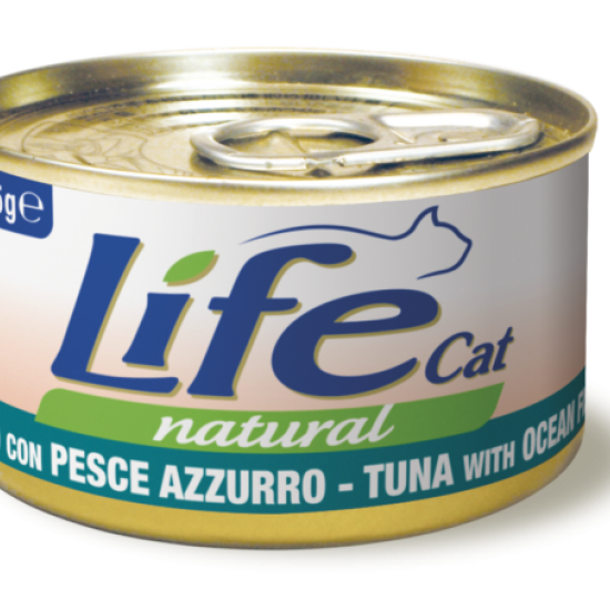 لايف كات تونة مع أسماك المحيط - 85جم