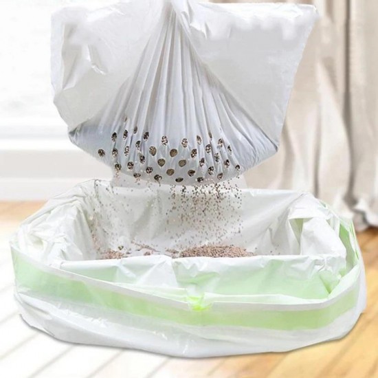 أكياس قمامة لرمل القطط