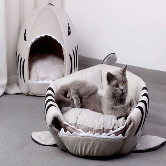 سرير حيوانات أليفة شكل سمك القرش سرير حيوانات أليفة شكل سمك القرش