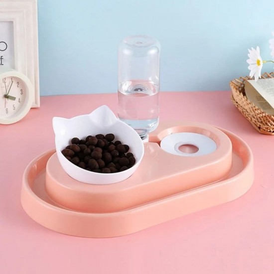 وعاء مزدوج متعدد الوظائف مع قارورة للماء