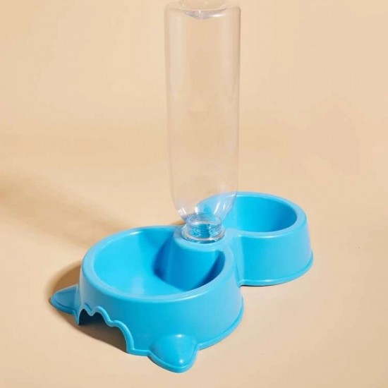 طبق طعام مزدوج بدون قارورة ماء طبق طعام مزدوج بدون قارورة ماء