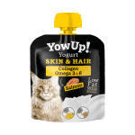 YowUp Natural Yogurt Wet Food for Cats – Salmon for Skin and Hair, 85g