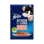 Purina Felix Salmon Cat Food In Jelly 85g