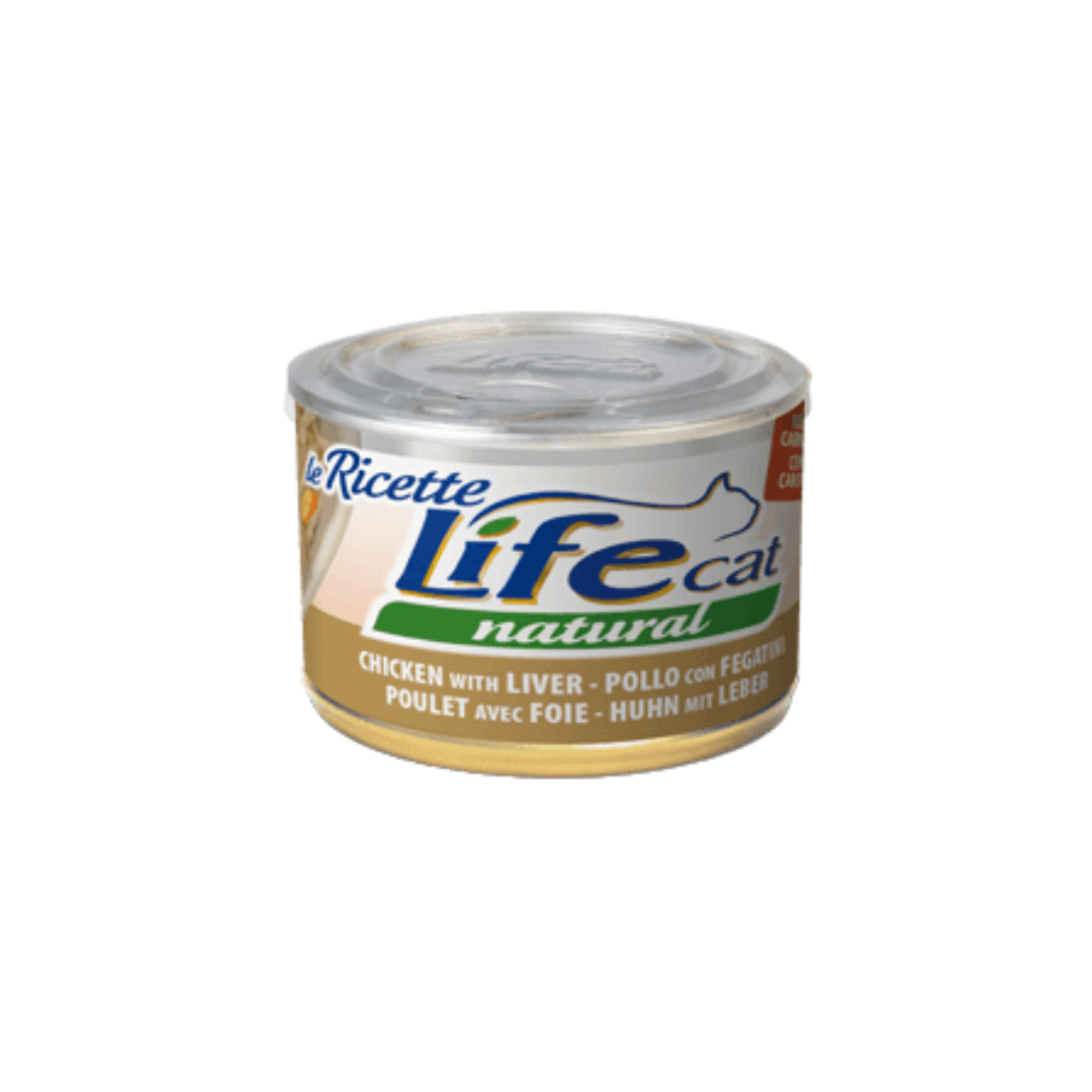 Lifecat Can Chicken & liver & carrots 150g Life Cat Chicken With Livers & Carrot Wet Food - Image 1