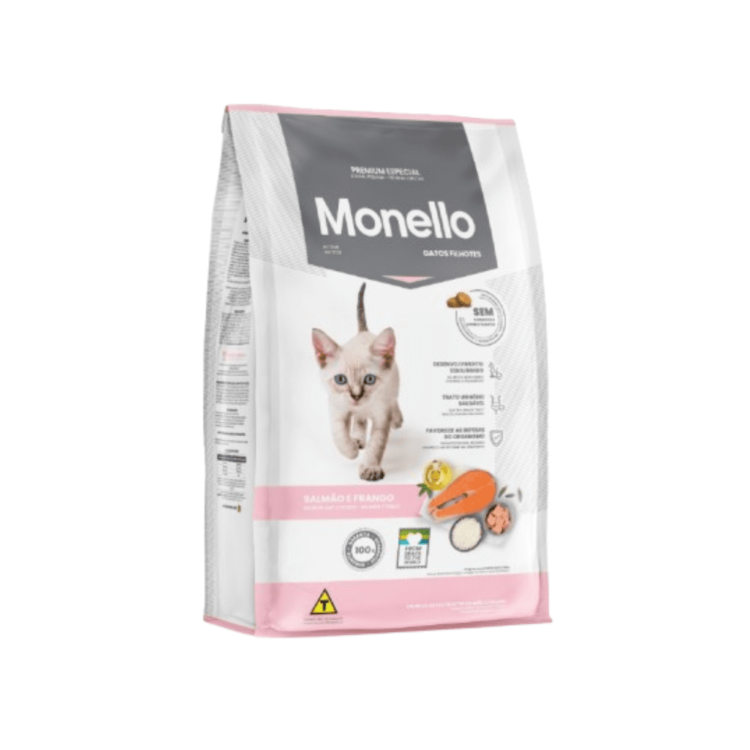 Monello | Kitten Food Chicken & Salmon Monello Kitten Food Chicken & Salmon for Cats, Healthy Growth - Image 1