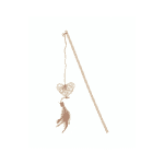 Zolux Ethicat Cat Toy Ratt Heart Rod Toy - Image 2