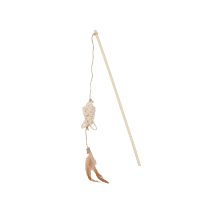 Zolux Ethicat Jute Fish Cat Rod Toy