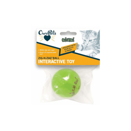 OurPets Go Cat Go Zig-N-Zag Interactive Cat Toy