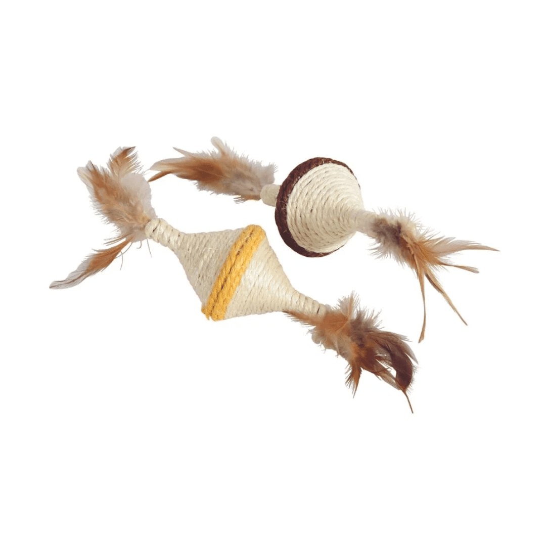 Zolux Cat Toy Sisal Spinner لعبة زولوكس سيسال سبينر للقطط - الصورة 1