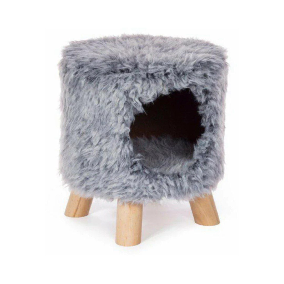Prevue Pet Cozy Cave - Frost Gray كهف الراحة للحيوانات الأليفة من بريفيو - رمادي فروستي - الصورة 1