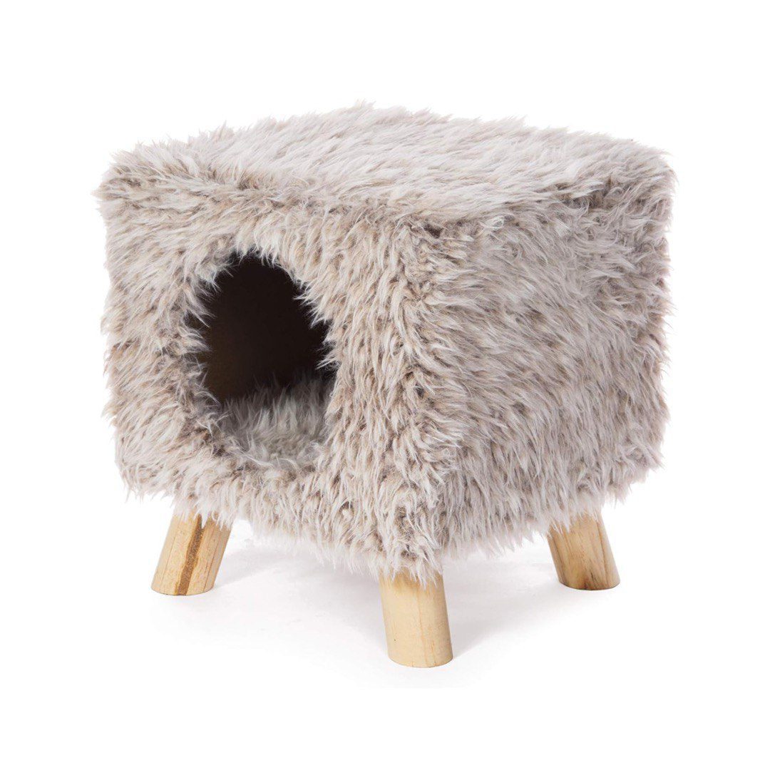 Prevue Pet Cozy Cube - Frost Tan Prevue Pet Cozy Cube - Frost Tan - Image 1