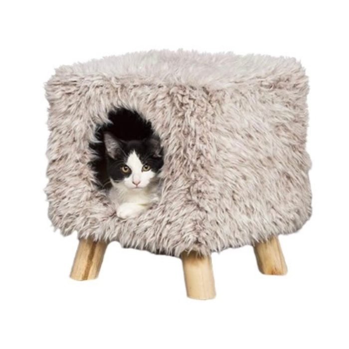 Prevue Pet Cozy Cube - Frost Tan - Image 2