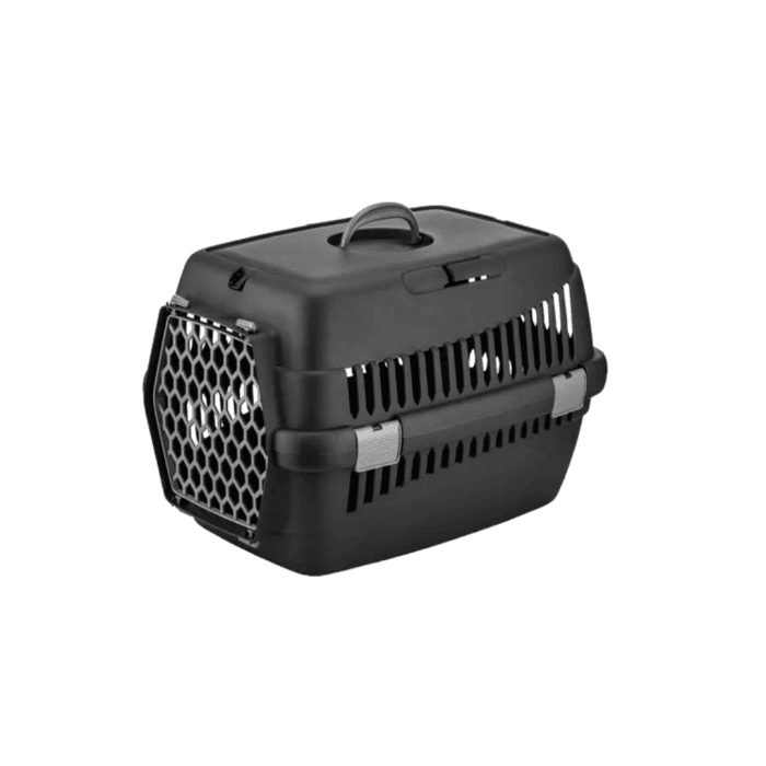 ⁦قفص تنقل فيلين جو 5096 بلاستيك أسود مقاس S⁩ - الصورة ⁦2⁩