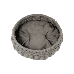 Animal Products Woven Cotton Round Bed - Image 2