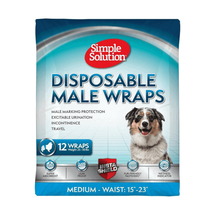 Simple Solution male dog diapers - 12 pieces - Image 3