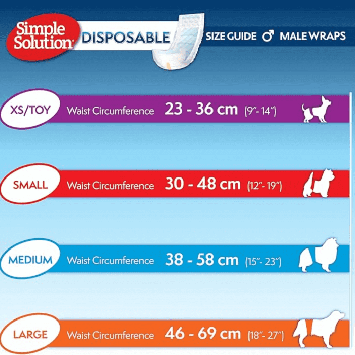 Simple Solution male dog diapers - 12 pieces - Image 6
