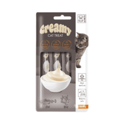 M - PETS | Creamy Cod Fish and Beef Cat Treat