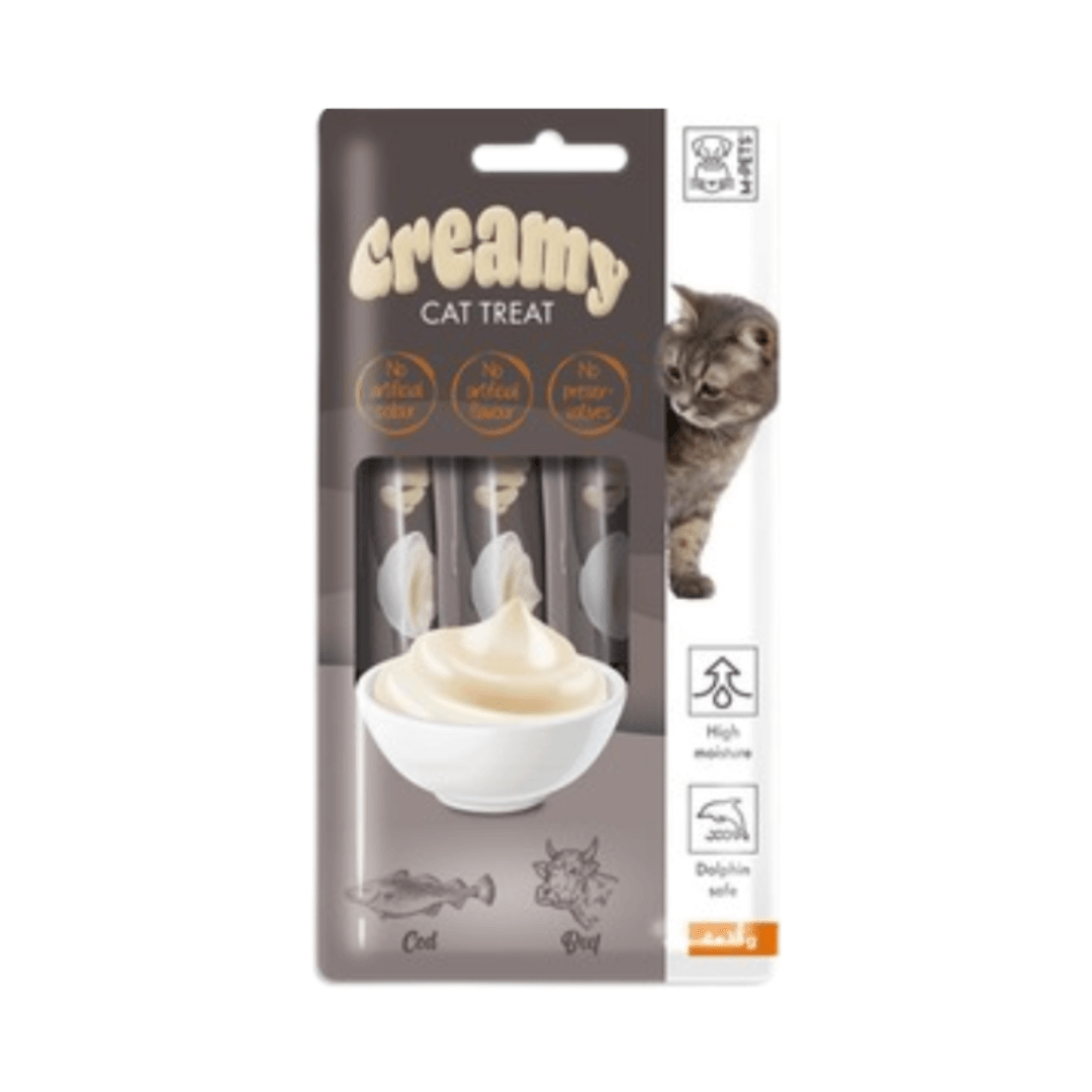M - PETS | Creamy Cod Fish and Beef Cat Treat M - PETS | Creamy Cod Fish and Beef Cat Treat - Image 1