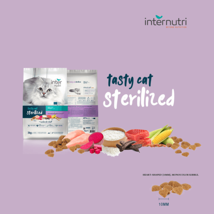Tasty Cat Adult Cat Food Sterilized, Balanced Nutrition - Image 3
