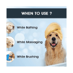 Bath and Deshedding Brush for Dogs & Cats - Image 2