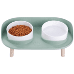 Double Feeding Bowl on The Stand for Animals
