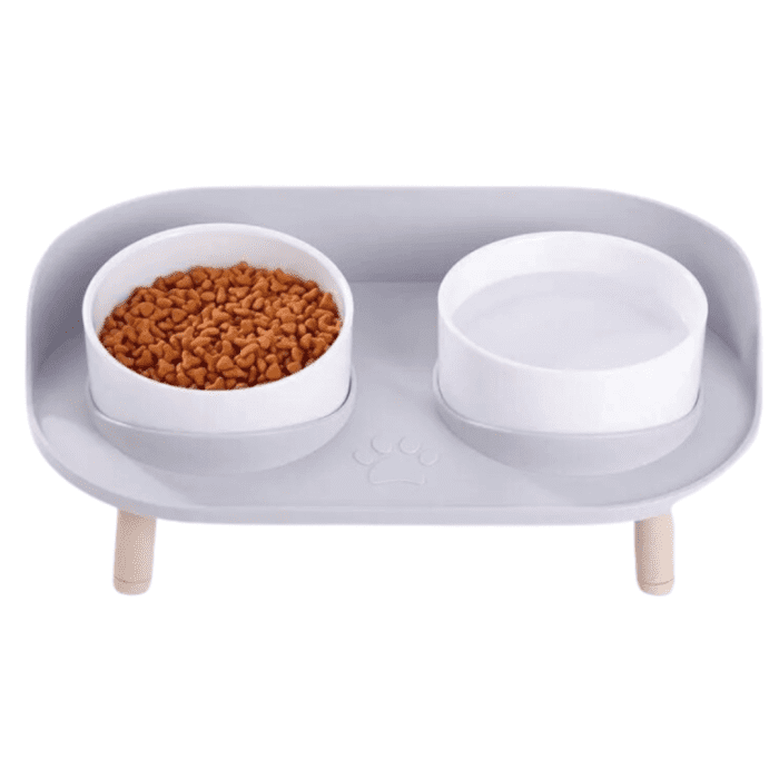 Double Feeding Bowl on The Stand for Animals - Image 5