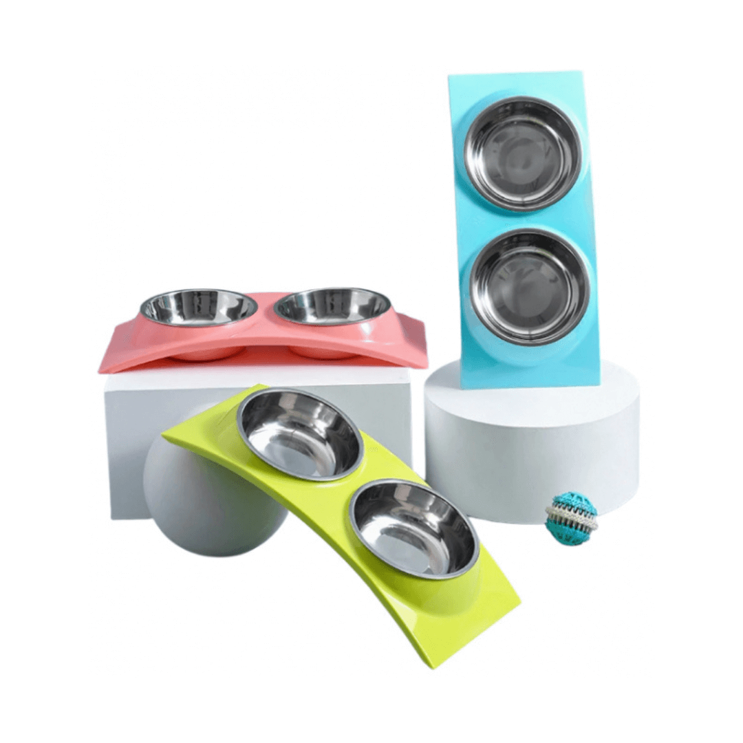 Double Feeding Bowl For Pets ETH0162 Double Feeding Bowl For Pets ETH0162 - Image 1
