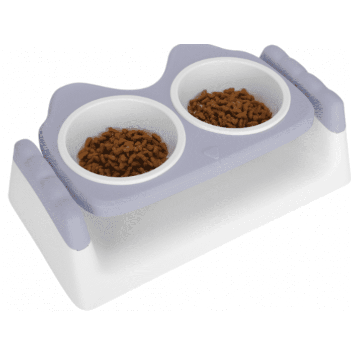 Mio Animale Elevated Double Food Dispenser For Cats & Dogs - Image 2