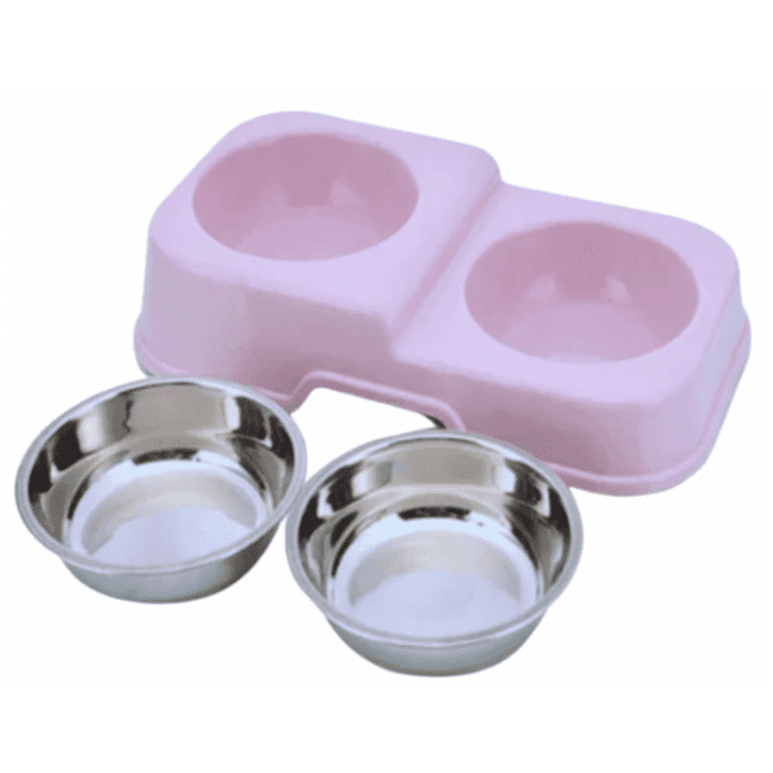 Double Feeding Bowl For Pets - Image 4