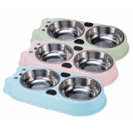 أوعية ميو انيمالي المزدوجة للقطط والكلاب