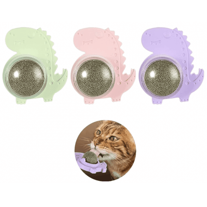 Dinosaur Styles Catnip Ball for Cats AE36 - Image 2