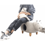 Cat House & Footstool in the Shape of a Hippopotamus - Image 2