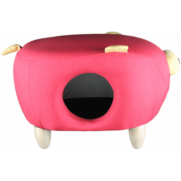 Cat House & Footstool in the Shape of a pig - Image 2