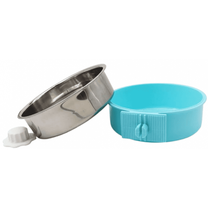 Stainless Steel Pet Hanging Bowl 2 IN 1 AF109M - Image 2