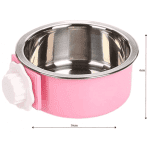 Stainless Steel Pet Hanging Bowl 2 IN 1 AF108L - Image 2