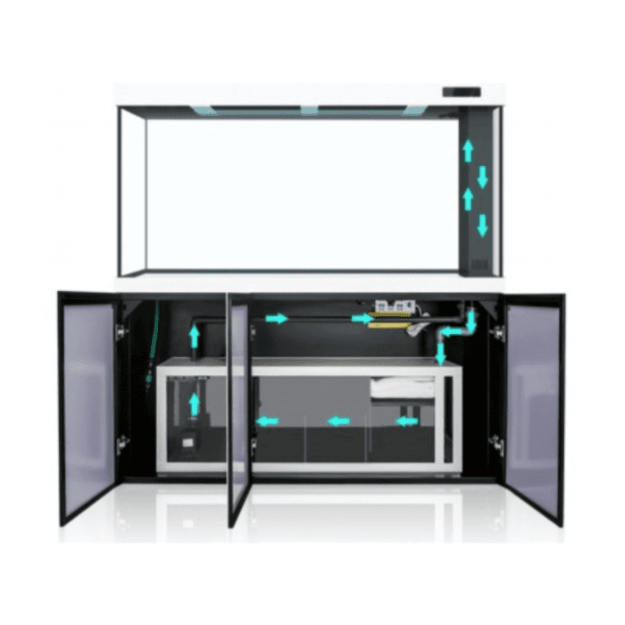 MINJIANG MJ4LC600D9BL Aquarium Tank Set - Image 2