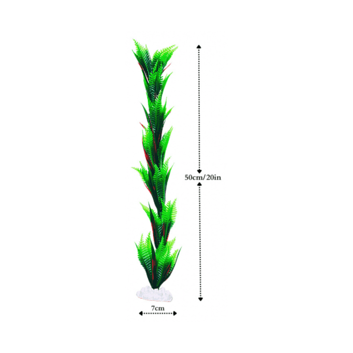 Plastic Plant For Aquarium Decoration (50cm) - Image 2