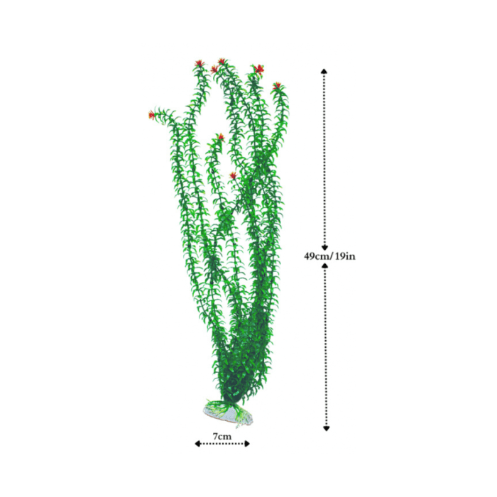Plastic Plant For Aquarium Decoration (49cm) - Image 2