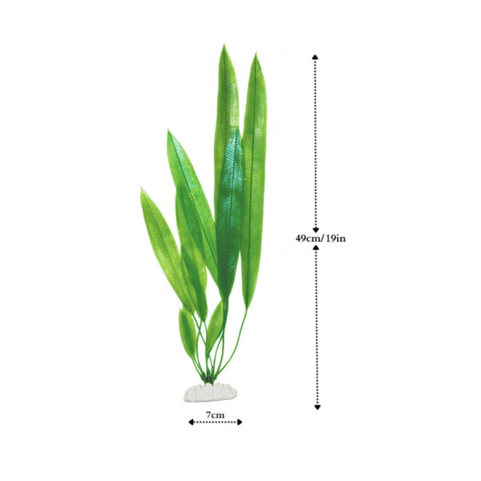 Plastic Plant For Aquarium Decoration (49cm) - Image 2