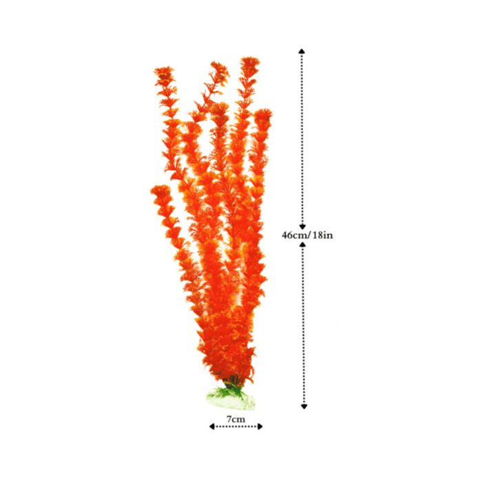 Plastic Plant For Aquarium Decoration (46cm) - Image 2