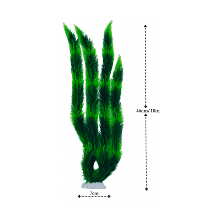 Plastic Plant For Aquarium Decoration (46cm) - Image 2