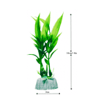 Plastic Plant For Aquarium Decoration (10cm) - Image 2